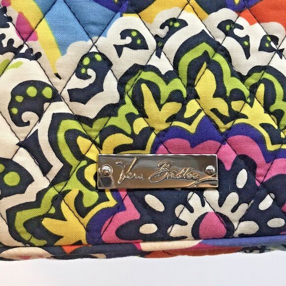 Vera Bradley Rio Quilted Tablet Sleeve 9 x 6.5 inches I Pad Ereader Zip Around - Picture 4 of 8